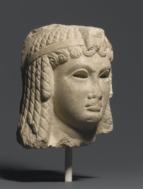 Ancient Egyptian head of a Ptolemaic Queen, possibly Cleopatra VII