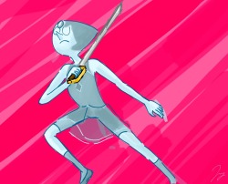 commanderglowygalaxies:  Hologram Pearl is a BAMF though she “killed” regular Pearl 