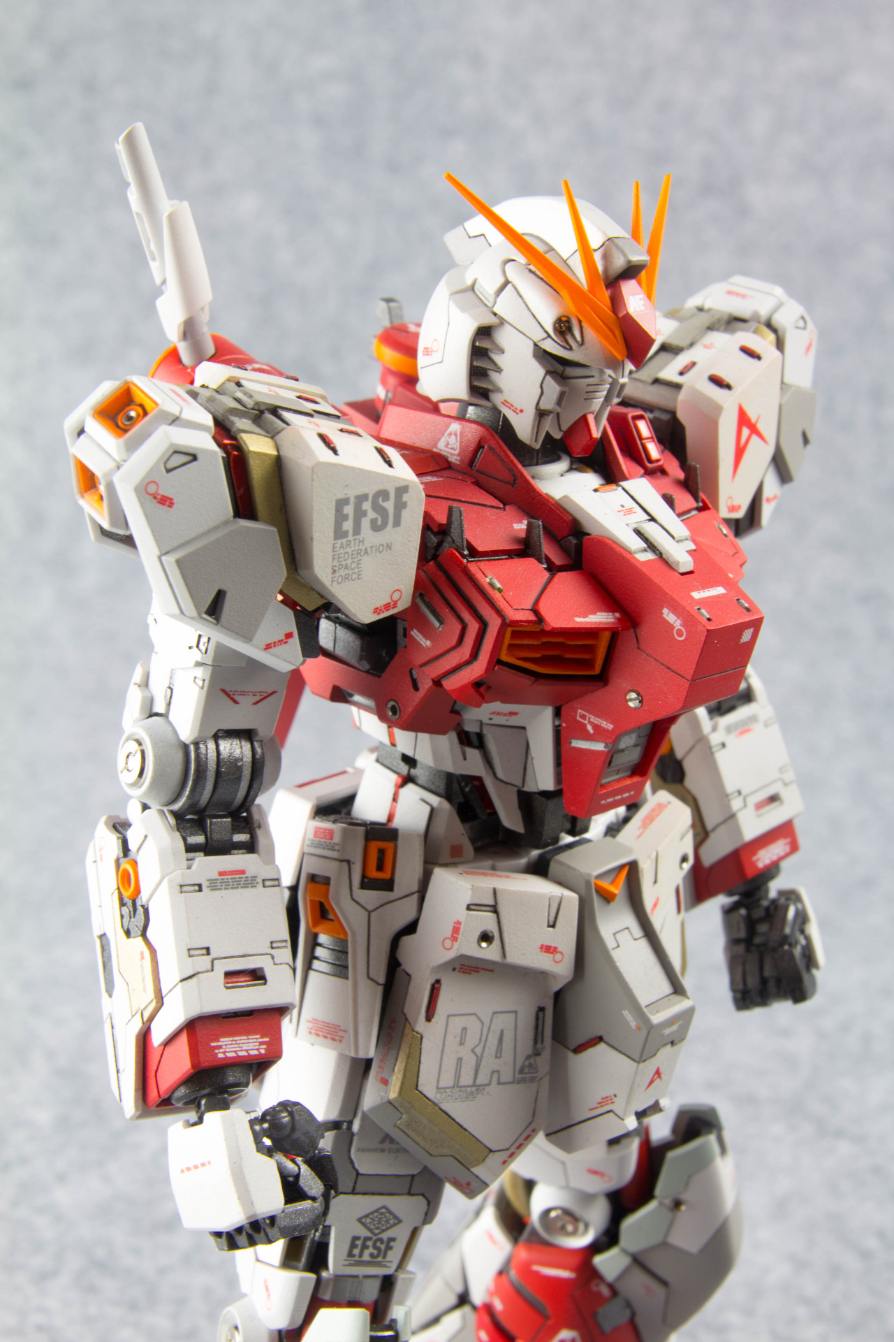 gunjap:  One Year Ago Today: #gunpla seboy’s MG 1/100 RX-93 Nu Gundam Ver.Ka Custom: