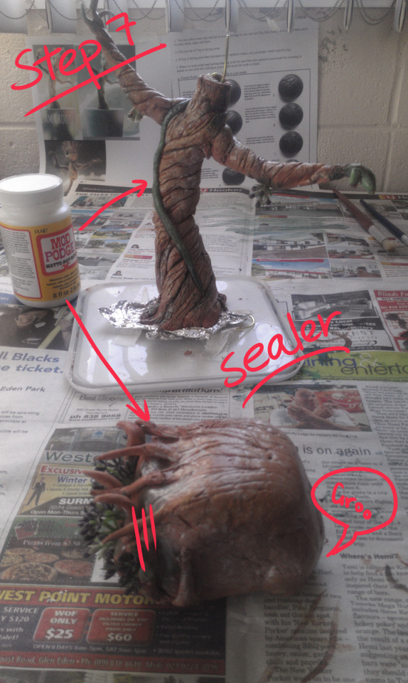 How To Make Your Own Baby Groot Sculpture