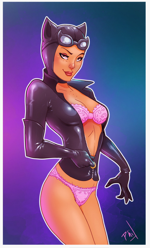 Catwoman sketch by Phil-G-Ramsay