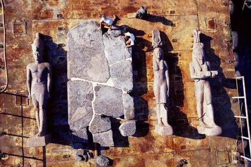 matthewsgallery: Excavation: The lost Egyptian city of Heracleion.  More here. 