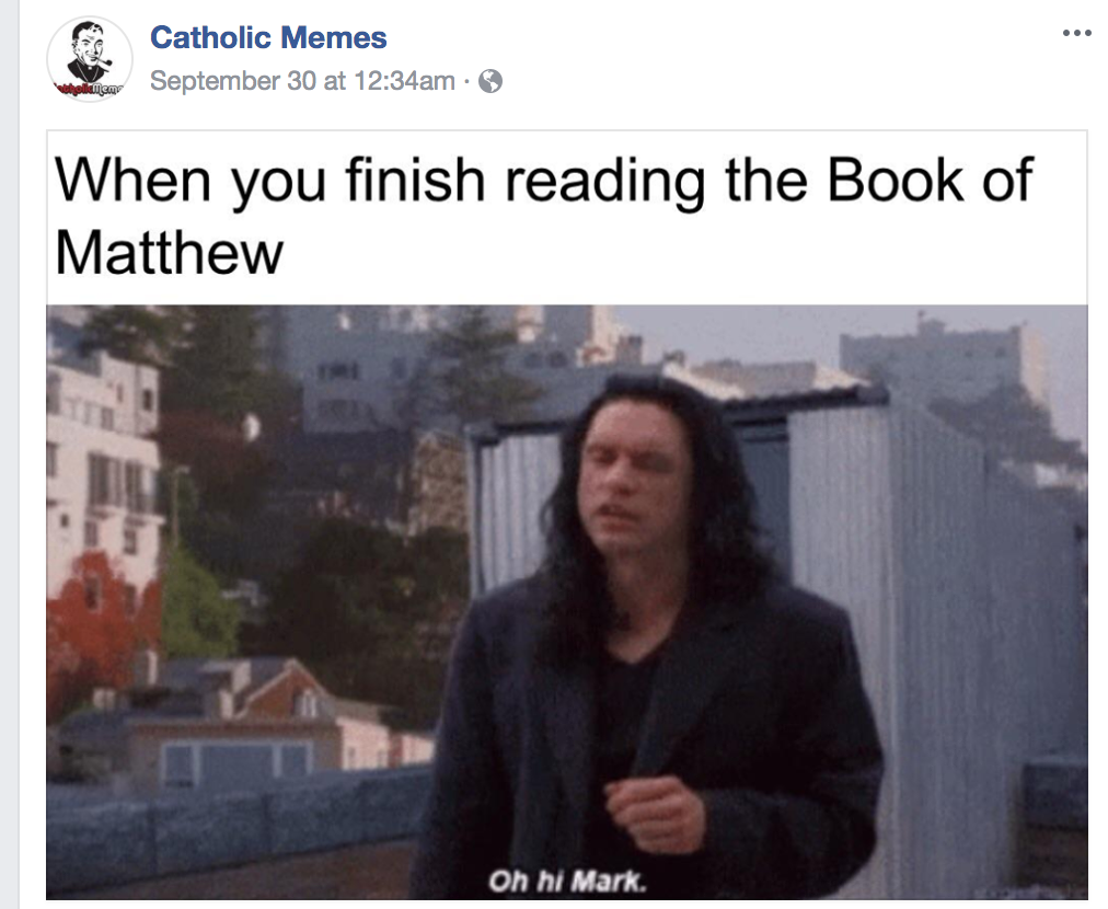 queensboro: i can’t stop looking up catholic memes why is this so funny