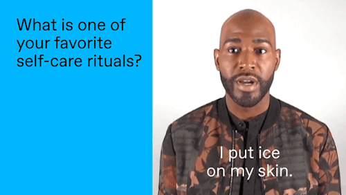 stardom:Self care, fashion, and makeovers with Queer Eye’s Karamo Brown. More here. 