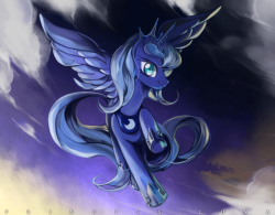 theponyartcollection:  Princess Luna by ~Deyamiro