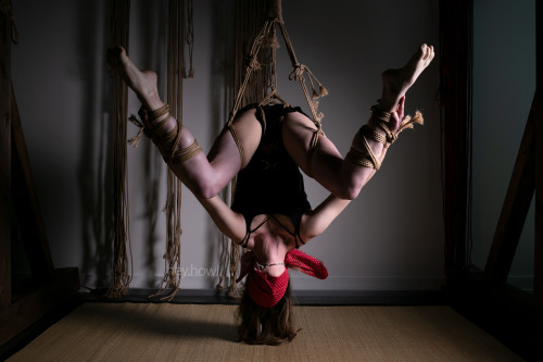 hey-howl:  prettysquid:hey-howl:a challenging tie for both of us, I look back on these photos and I’m still impressed 🤯 rope &amp; photo by my partner [shop | instagram | twitter | fetlife]  May I ask a respectful question about how ties like