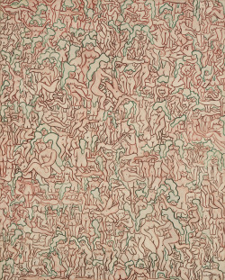 thunderstruck9:  William Nelson Copley (American, 1919-1996), Capella Sextina, 1961. Oil on canvas, 162 x 130 cm. Rosalind and Melvin Jacobs Collection, New York