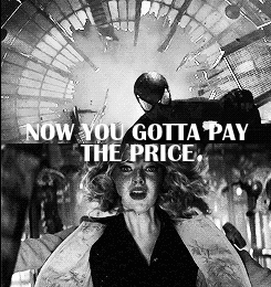 longlivetayswizzle:You wanted to be the hero, now you gotta pay the price.