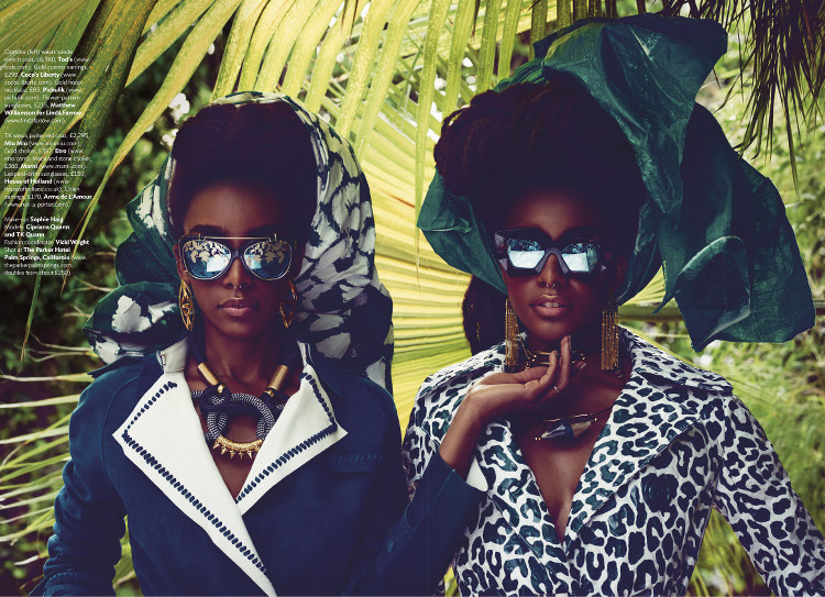 superselected:  Stylish Siblings Cipriana and TK Quann Cover Condé Nast Traveller’s