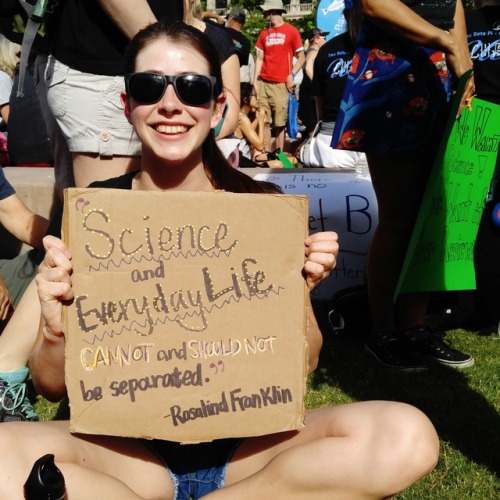 bcleazy: Me and my sign…this is why I teach science.