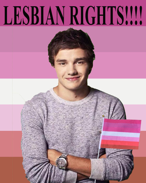 One Direction said lesbian rights!!