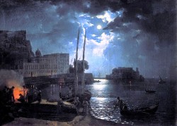 nataliakoptseva:  (1791-1830) Sylvester Shchedrin: Moonlit Night in Naples in 1828