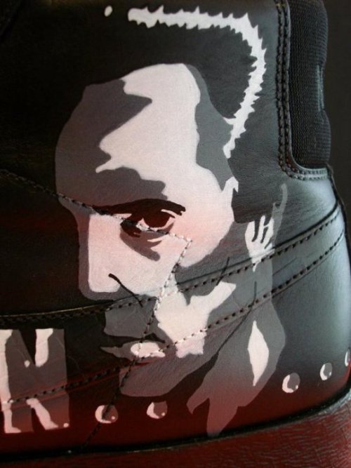 wearmyart: Hand painted ‘Keep on Walken’ custom Nikes I do one-of-a-kind custom shoes, t