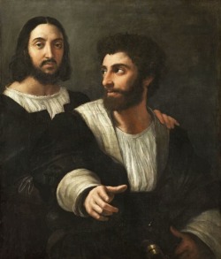 sashaforthewin:steveebuck:(1520) raphael, self portrait with a friend  (2013) oscar isaacYou guys need to stop outing immortals like this. They’ll admit it when they’re ready to