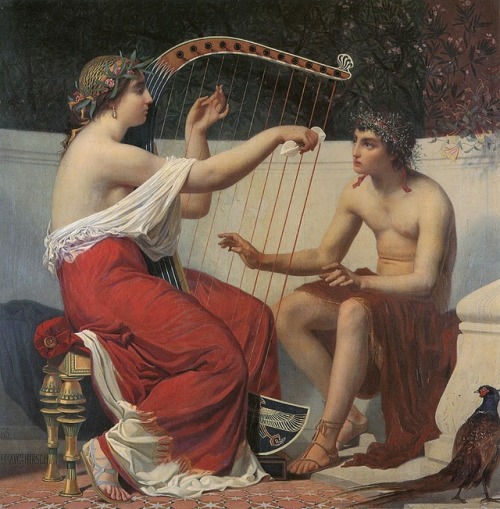 Alexander August Hirsch, Musa inspirando a Orfeo (1865)