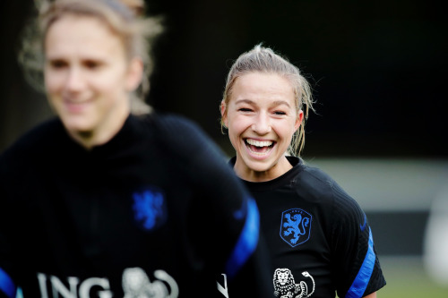 futfemdaily:Jackie Groenen of Netherlands during the national team training session at the KNVB Camp