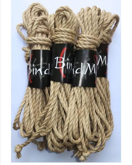 Beauties looking for a home. 5.5mm natural color jute, single ply Japanese bondage rope. Check http