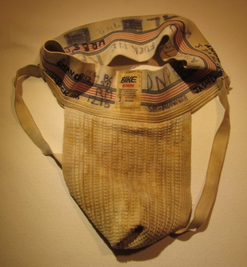 sf-runner:I’m lending this Bike jockstrap to a guy on X-tube and Bateworld. It’s been used by 18 men