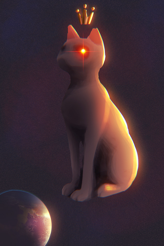 Spitpaint topic - “The Royal Cat”
I envisioned this to be a bit more interesting, but the 30 minute time limit got in the way of that!