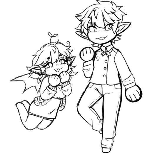 Got These Two Sips Of More Ko-fi Chibis
