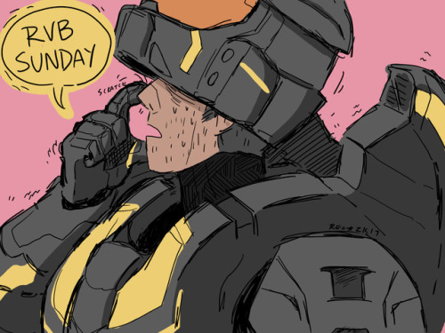 captainkonot: HEY!!!!! its rvb sunday scratch that nose wash youve earned it