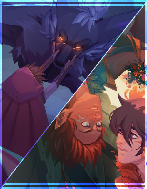 Preview of my pieces for Across Realities: A Klance Fantasy Zine \o/Preorders are open now!Please ch