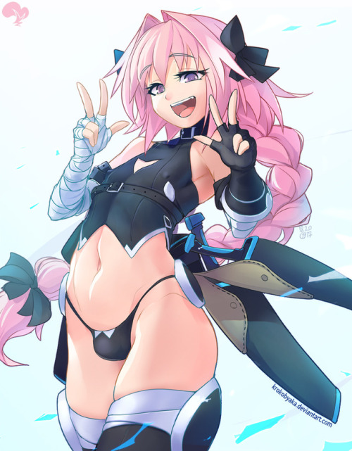 xenn0nnex: enticingtraps: Astolfo is a blessing.Submitted by: hentai-bondage-blog ¡~W~O~R~D~!