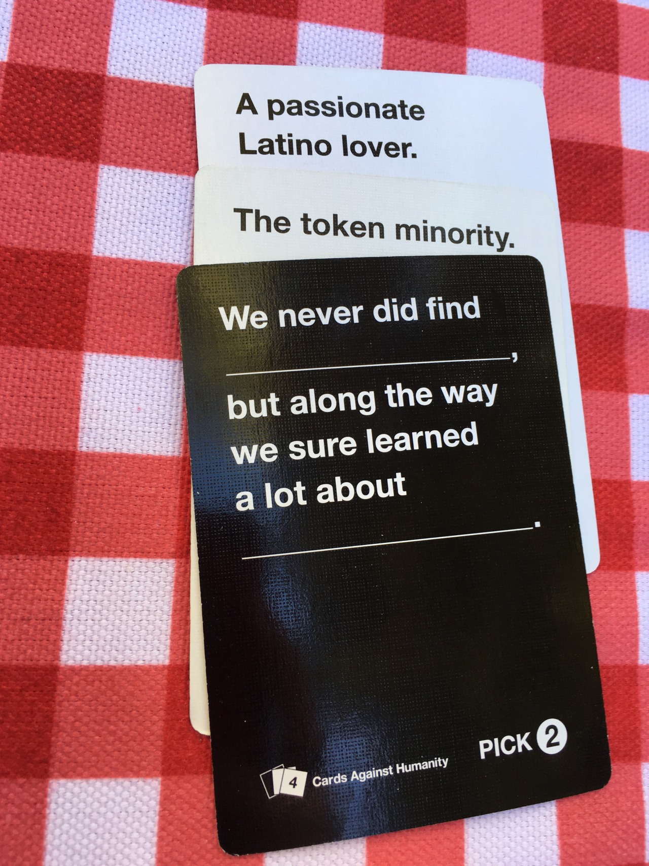jack-the-lion:  Best answers from the CAH game from my furmeet (2/4).