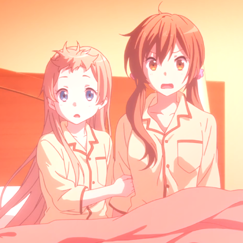 sweethotcakes: Nibutani x Dekomori moments in  Chuunibyou demo Koi ga Shitai! Movie: Take 