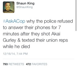 krxs10:  Shaun King calling out the bullshit using CNN’s dumbass #AskACop trend. love this guy