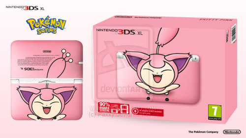 frantzfandom:  zuperblog:  Nintendo 3DS XL Pokemon Series by paxxy  Oh god  But… but that’s now how you hold your DS D: these are so cute but the fact that they’d be upsidedown toward everyone would drive me bonkers.