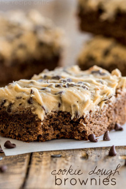 ilovedessert:  Cookie Dough Brownies