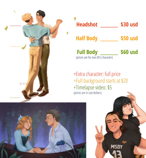 blaxe00:Hi guys!! I’m opening 7 slots for february!&lt;3 Get a 10% valentine discount