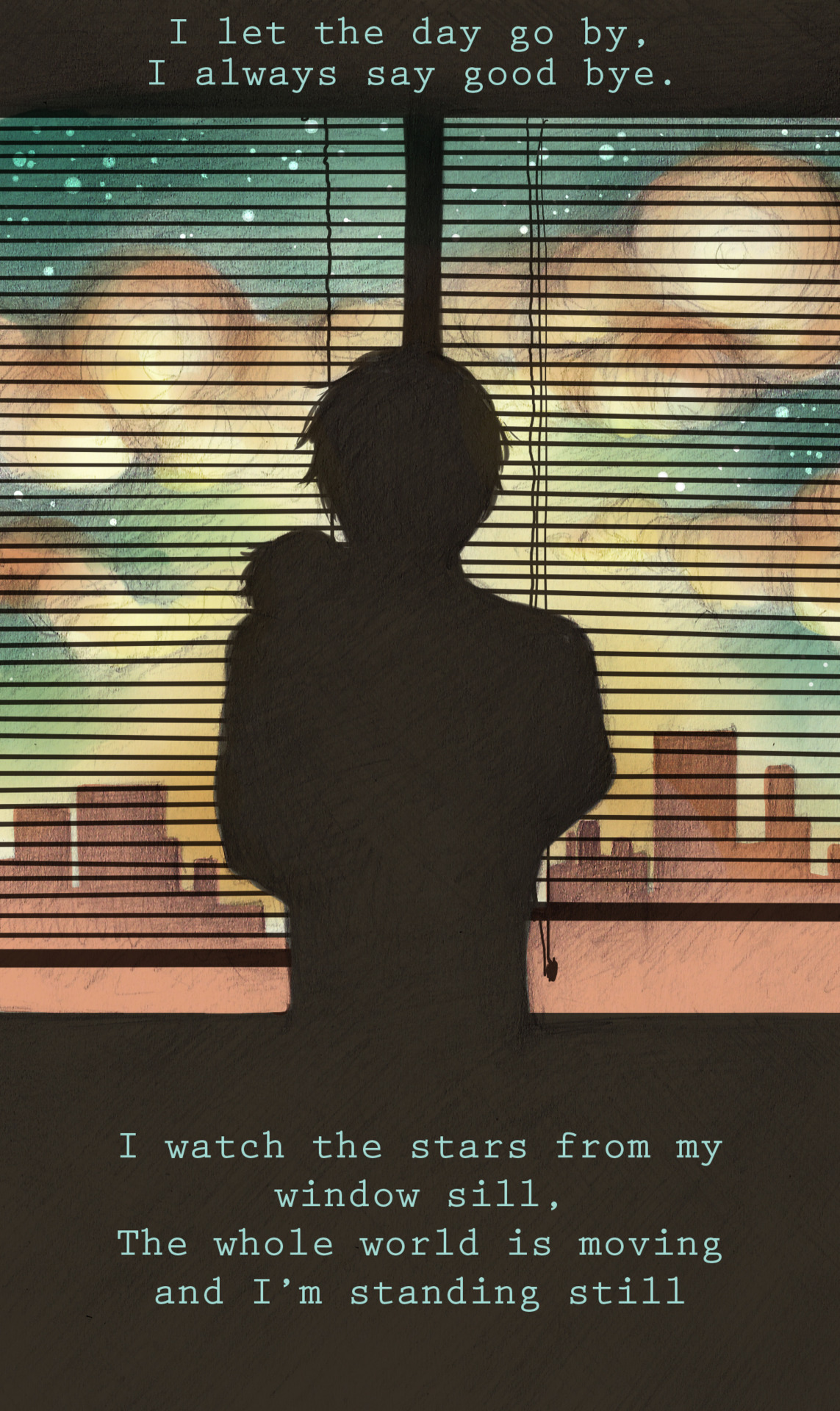 lookwhosebehindyou:  femdev:  http://norhuu.tumblr.com/post/24631175152/world-spins-madly-on-the-weepies source