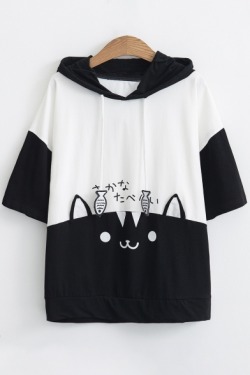 iievelyn:  Lovely T-shirts{on sale}Color Block Cat - Color Block CatCartoon  cat - AlienFish - GirlWhy be racist - FishAlien - PlanetFashionable clothes makes you different.