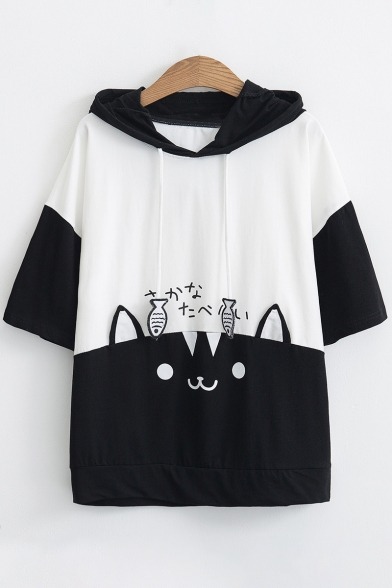 grandartisanpuppy:  Adorable Girlish TeesLeaf - Fish - CatCat - Bear - RoosterAlien
