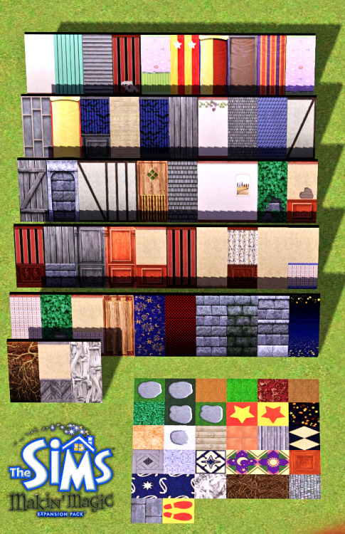 So people here we are with last pack of The Sims 1 floors. This time I present you walls and floors 