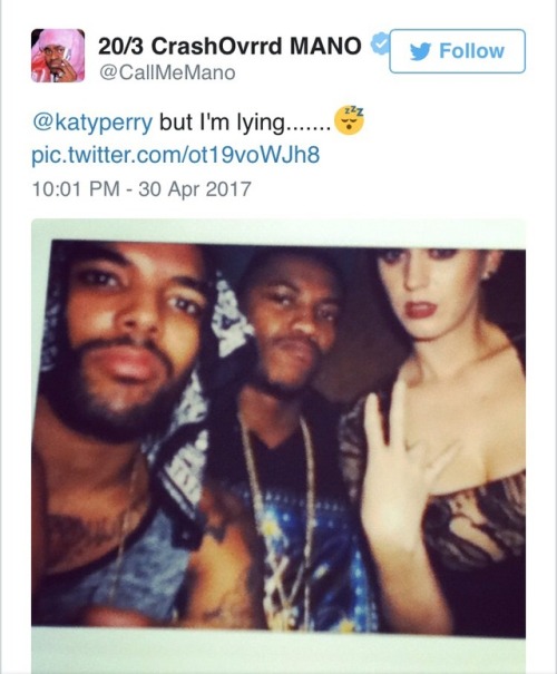 knewbetterstan:So apparently katy perry called one of the weeknds producers the n word multiple time