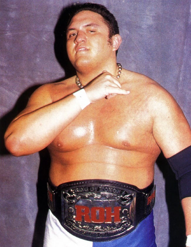 that shit was hot — ROH World Champion Samoa Joe