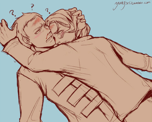 yukipri:  Quiksilver tries to fix things or: Quiksilver messes around with Cherik for kicks and gigg