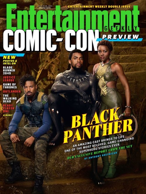 Oh yeah!All hail Black Panther, ruler of EW’s Comic-Con double issue