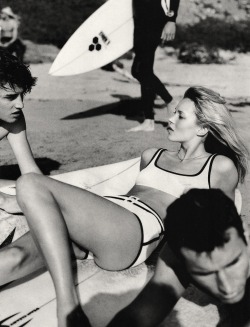 couturebrat:  frackoviak:  The Surf Report | Kate Moss by Mario TestinoHarper’s Bazaar April 1996     couturebrat  