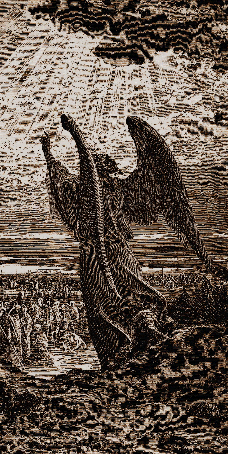 theladyvampire-deactivated20200:DORÉ, Gustave (1832-1883).Angels vs DemonsEdd. Origg.