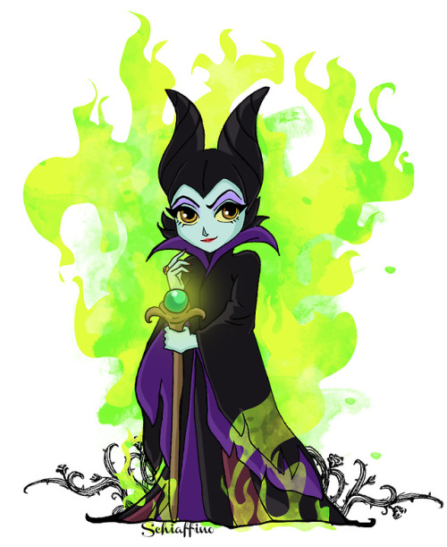 Maleficent.Q Posket Look.Intagram: @artofschiaffino