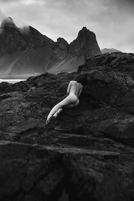 Photo by the lovely Allison Chang during the Arctic Nude Workshop in Iceland with Corwin Prescott &a