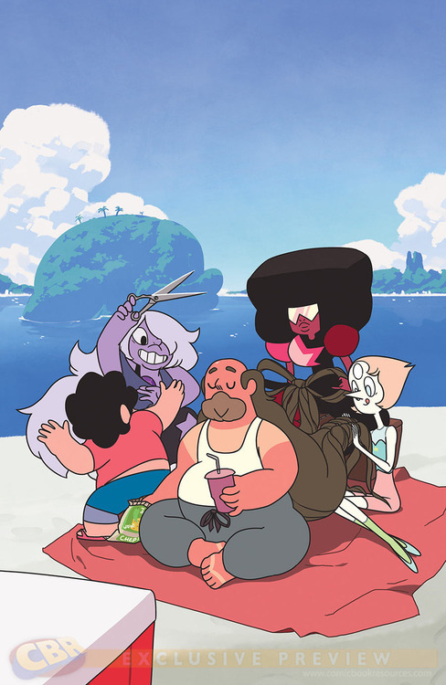 recursorsprite:  So, originally, I only had a passing interest in the existence of a Steven Universe Comic. Then I saw this:  Oh my god, they’re so in character, they actually know what they’re doing.  Source  seriously though if this isn’t