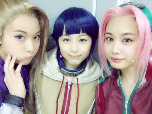 tanteitime:a shit ton of selfies taken by various members of the live action naruto stage play cast!