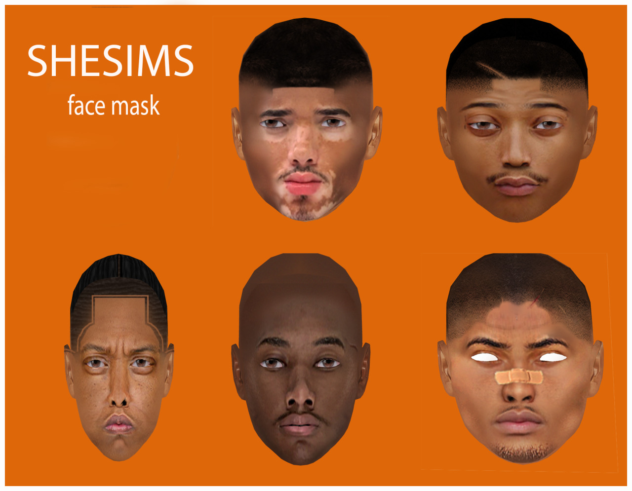 Sims 4 Face Mask Overlay