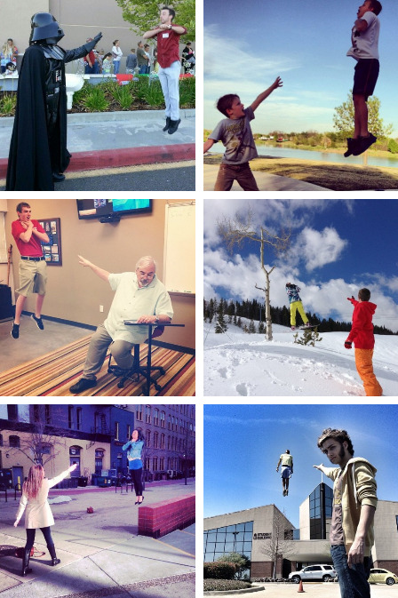 collegehumor:  Introducing the Newest Meme: Darth Vadering [Click for more] Star Wars and Internet go together like Star Wars and Internet. 