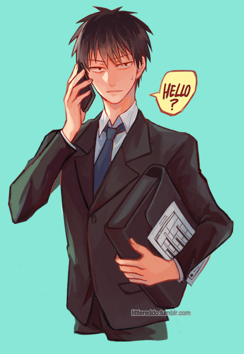 littlereddo:  au where saitama is a businessman